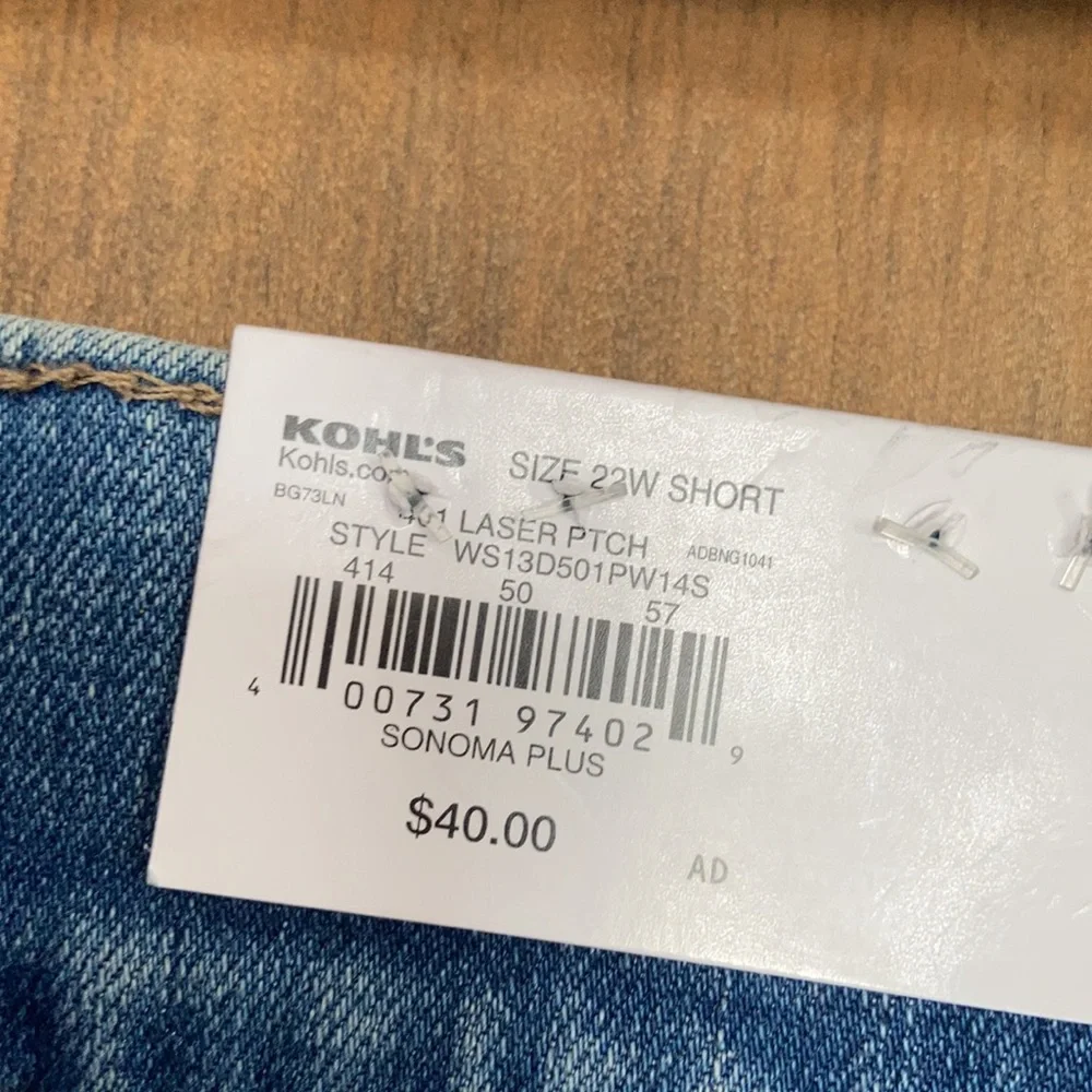 Sonoma jegging pull on with stretch faux patch print casual - Picture 14 of 17